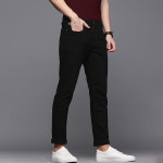 Men Black Slim Fit Mid-Rise Clean Look Stretchable Jeans