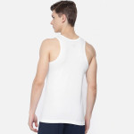 Men White Solid Innerwear Vests I661-001-P1