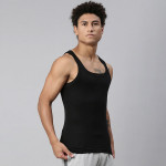 Men Pack of 2 Solid Innerwear Vests #015-VEST