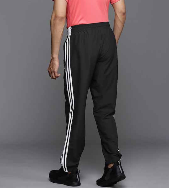 Men Black Solid Aeroready Sustainable Joggers