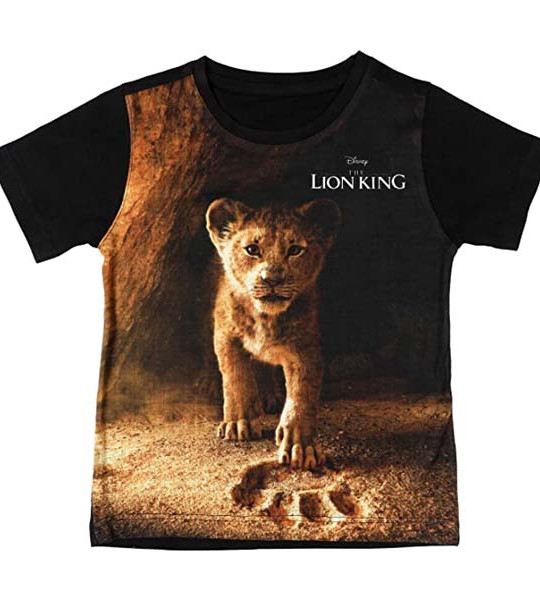Lion King by Wear Your Mind Boy's Regular Fit T-Shirt