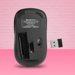 Zebronics Zeb-Companion 107 USB Wireless Keyboard and Mouse Set with Nano Receiver (Black)
