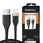 Duracell USB Lightning Apple Certified (Mfi) Braided Sync & Charge Cable