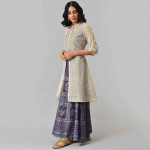 Women Printed Choli With Elasticated Skirt and Jacket