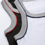 Men Pack of 2 Solid Pure Cotton Innerwear Vests