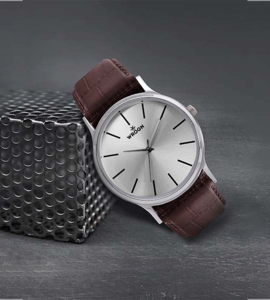Men Silver-Toned Analogue Watch WRG00048A