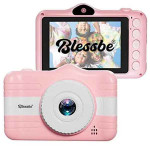 Kids Digital Front And Rear Selfie Dual Camera - Pink