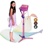 Dream Star Kids Karaoke Microphone With MP3 Functional Use & Adjustable Height