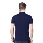 Mens Cotton Half Sleeve Regular fit Mandarin Collar T-Shirt