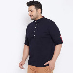 Bigbanana Plus Size Men's Henley T-Shirt