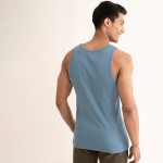 Men NEO-Cotton Ribbed Round Neck Innerwear Vest