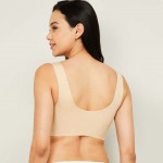 Solid Padded Non-Wired Sports Bra