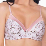 Solid T-shirt Padded Non-Wired Bra
