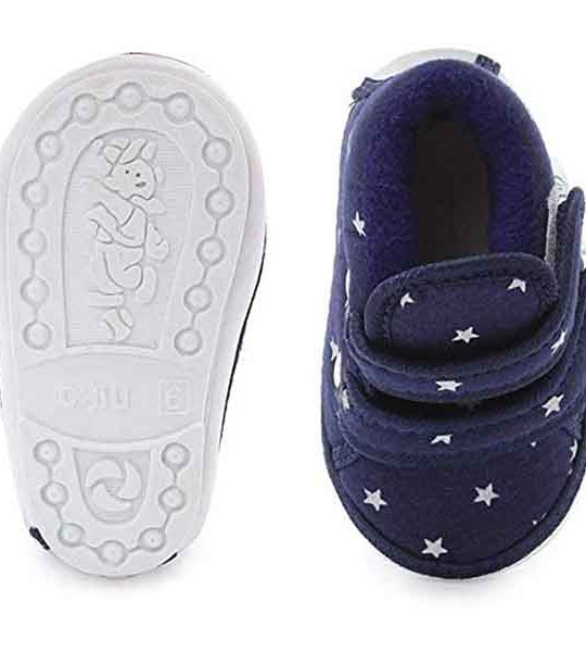 CHIU Chu-Chu Black Shoes with Double Strap for Baby Boys & Baby Girls