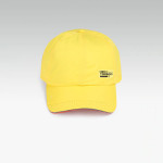 Men Yellow Solid Training Dry Fit with Sweatband Cap