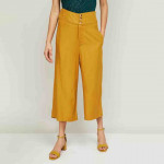 Women Solid Culottes with Pockets