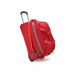 Unisex Red Solid Travel Duffle Bag