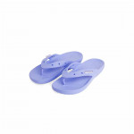 Unisex Purple Croslite Thong Flip-Flops
