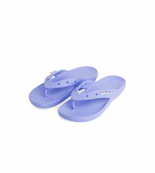 Unisex Purple Croslite Thong Flip-Flops