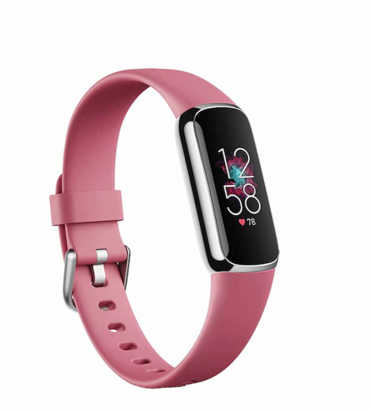 "  Pink Solid Luxe Wellness Tracker Fitness Band"