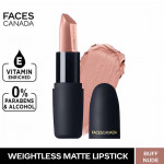 Weightless Matte Finish Hydrating Lipstick with Almond Oil - Buff Nude 05