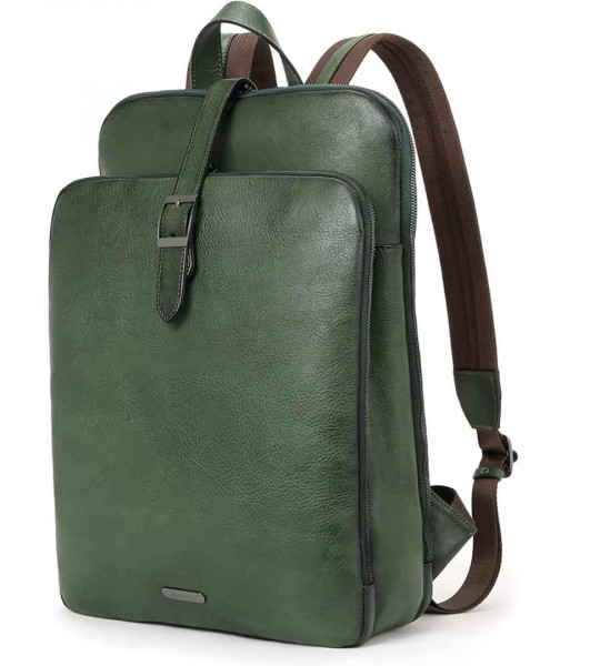 Real Leather 15.6 Inch Laptop Daypack Backpack for Women | Bostanten –  BOSTANTEN
