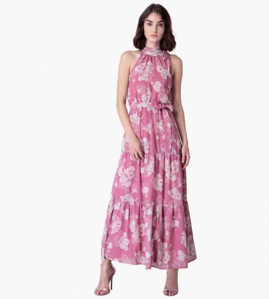 "Women Floral Print Maxi Dress "