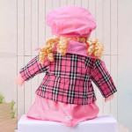 Baby Doll In Jacket Checked Pink