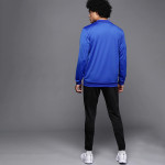 Men Blue & Black Solid Sustainable Track Suit