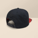 Men Red & Black Deadpool Printed Cotton Baseball Cap