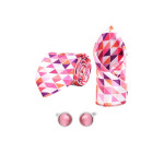 Men Pink Printed Accessory Gift Set