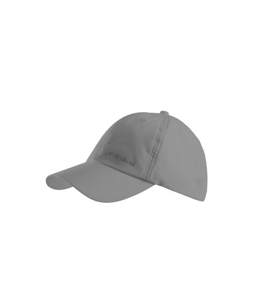 Unisex Grey Solid Breathable Golf Cap
