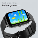 Black ColorFit Icon Buzz Bluetooth Calling Smart Watch with Voice Assistance