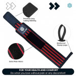 Black & Red Solid Wrist Bands