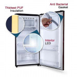 Godrej 180 L 4 Star Direct Cool Single Door Refrigerator (RD EDGENEO 207D THF AQ BL, Aqua Blue, Turbo Cooling Technology, 2023 Model)