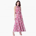 Women Floral Print Maxi Dress