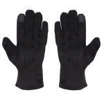 Black Solid Winter Gloves