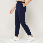 "Women Solid Elasticated Joggers "