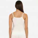 Women Off-White Solid Thermal Camisole
