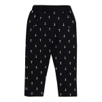 Hopscotch Baby Boys Cotton Full Sleeves Shirt with Bow and Pant Set in Black Color