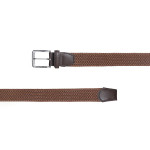 Men Brown Textured Formal Belt